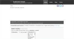 Desktop Screenshot of guatemalahostels.org